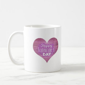 Café Design de Caneca de Coração e Amor do Dia dos Namo