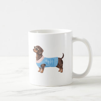 Café Design de Caneca de Dachshund Fofa