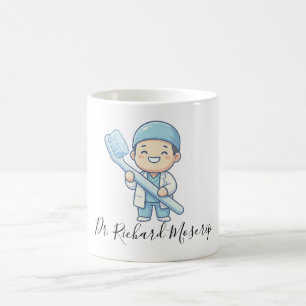 Café Design de Caneca de Dentista de Desenho Animado Fo