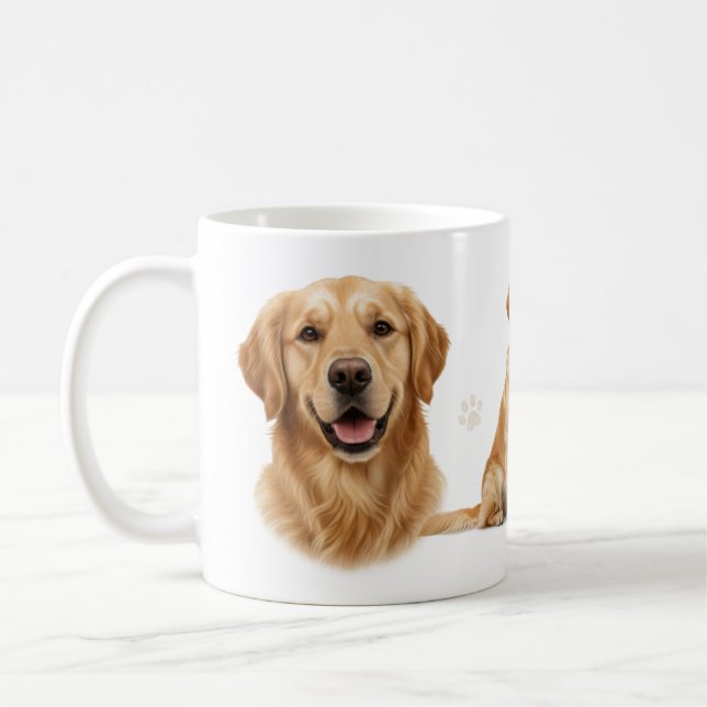 Café Design de Caneca de Envoltório Completo do Golden  (Esquerda)