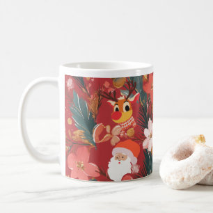 Café Design de caneca de Natal vermelha