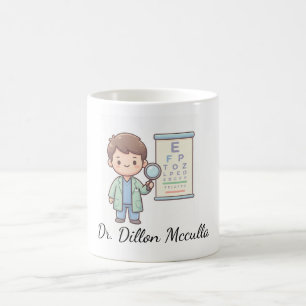 Café Design de Caneca de Optometrista de Desenho Animad