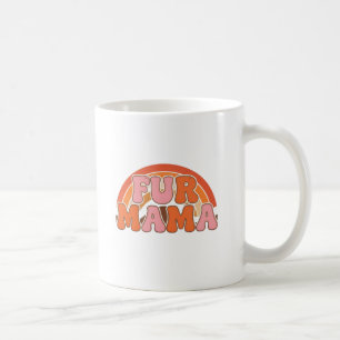 Café Design de Caneca Fur Mama Retro
