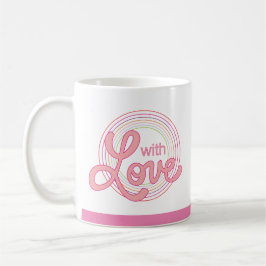 Café Design de Impressão de Caneca Com Amor