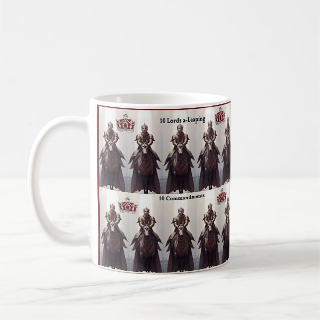 Café Dez Lordes a-Salto, 10º Dia da caneca de Natal (Esquerda)
