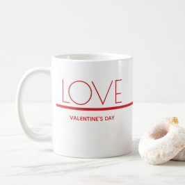 Café Dia de os namorados de amor | Caneca
