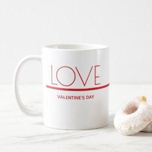 Café Dia de os namorados de amor Caneca