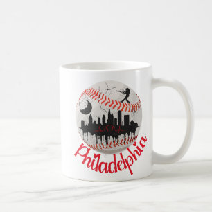 Café dia de os pais de caneca de beisebol filadélfia