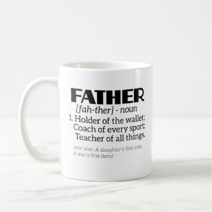 Café Dia dos pais engraçado do treinador da caneca de