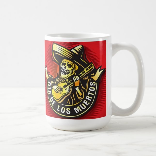 Café Diâmetro De Los Muertos Caneca (Direita)