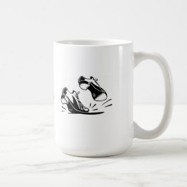 Café Diário eu sou caneca da dança de torneira de