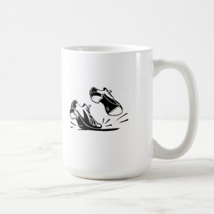 Café Diário eu sou caneca da dança de torneira de