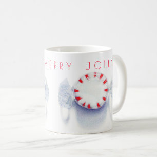 Café DOCE DE HORTELÃ "HAPPY MERRY JOLLY" Caneca Branca