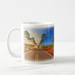 Café Doce Lar Alabama Pôr do Sol Sulista Caneca de Boas