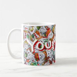 Café Doce Snowmen, sua caneca de nome