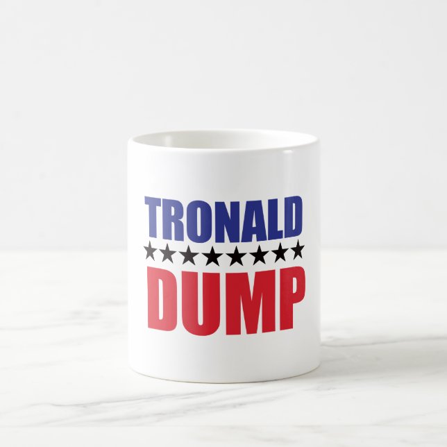 Café Donald Trump - caneca da descarga de Tronald (Centro)
