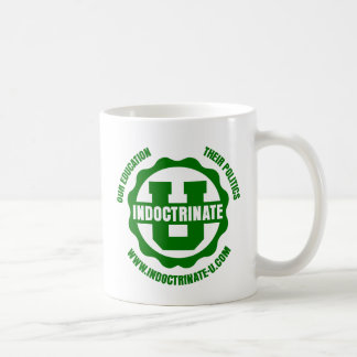 Café "Doutrine caneca do logotipo da radiação de U"