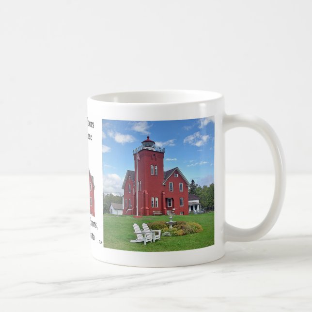 Café Duas caneca de farol de Harbors (Direita)