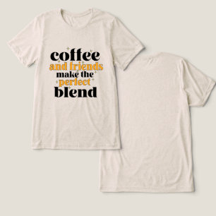 café e amigos fazem a mistura perfeita