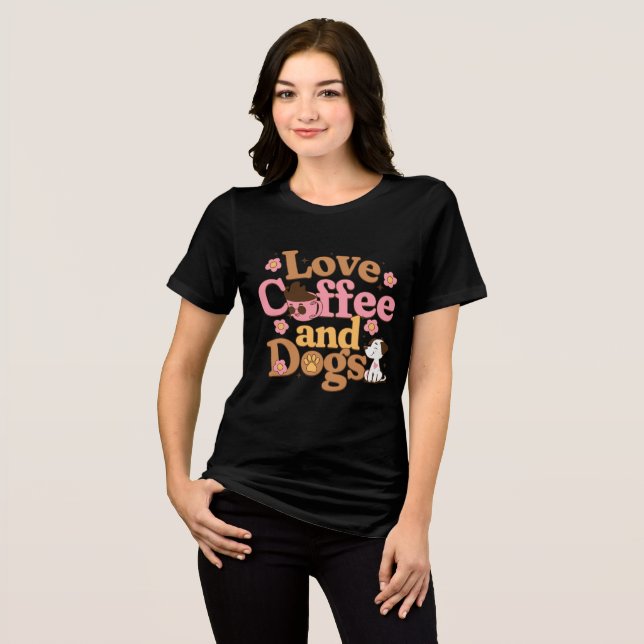 Café e Cães Retro Amor (Frente Completa)