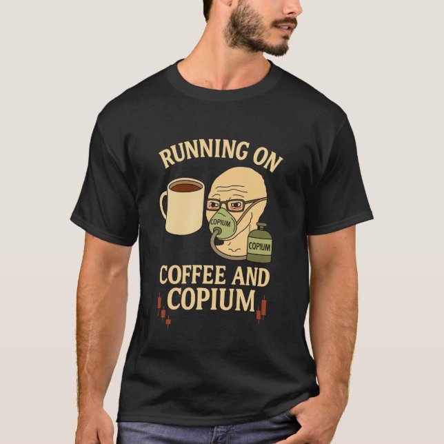 Café e Camisa Crypto Degt de Copium (Frente)