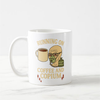 Café e caneca Crypto de Copium
