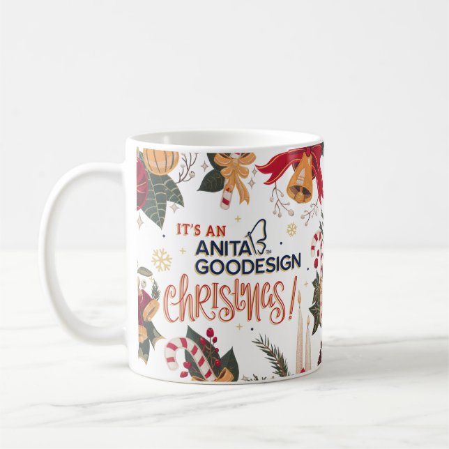 Café "É caneca de um Natal de Anita Goodesign" (Esquerda)