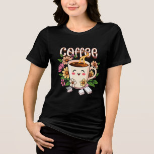 Café e Flores de Kawaii, Retro, Cute