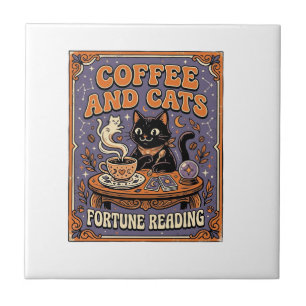 Café E Gatos Gato Folhas De Chá Café Leitura Da So