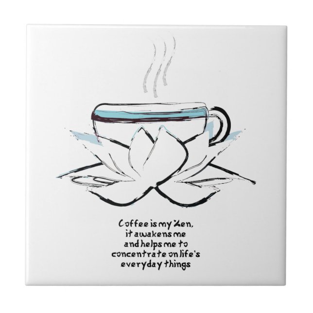 café é meu azulejo congelado (Frente)