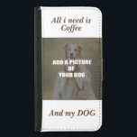 Café e minha capas de iphone Travesseiro decorativ<br><div class="desc">Café e meu Cachorro</div>