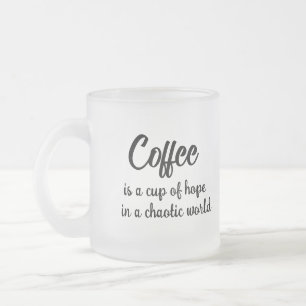 Café é uma xícara de esperança num mundo caótico