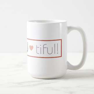 Café É você caneca de Tiful