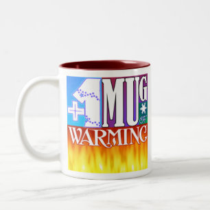 Café Em Dois Tons +1 caneca de aquecimento
