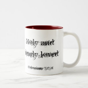 Café Em Dois Tons 3:12 de Colossians - caneca 14