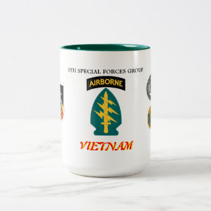 Café Em Dois Tons 5o CANECA do MÉDICO de VIETNAM do GRUPO das FORÇ
