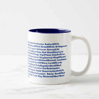 Café Em Dois Tons 87 nomes da caneca de JESUS