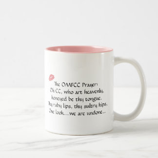 Café Em Dois Tons A caneca da oração de OMFCC