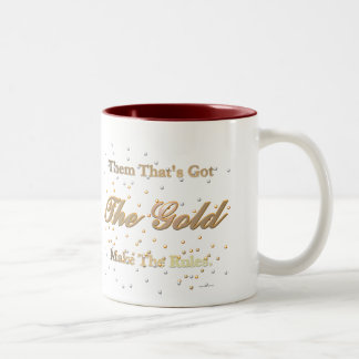 Café Em Dois Tons A caneca da regra de ouro