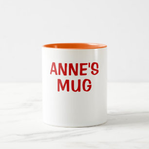 CAFÉ EM DOIS TONS A CANECA DE ANNE