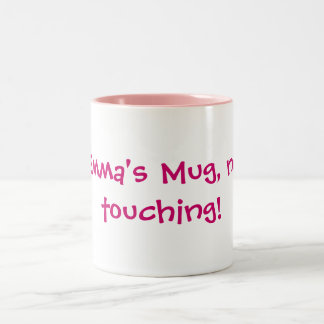 Café Em Dois Tons A caneca de Emma, nenhum toque!