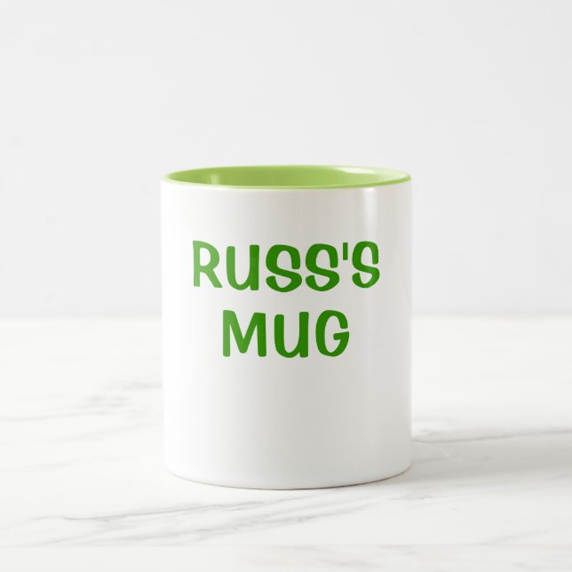 CAFÉ EM DOIS TONS A CANECA DE RUSS (Centro)