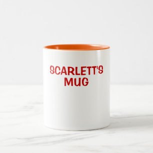 CAFÉ EM DOIS TONS A CANECA DE SCARLETT