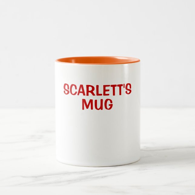 CAFÉ EM DOIS TONS A CANECA DE SCARLETT (Centro)