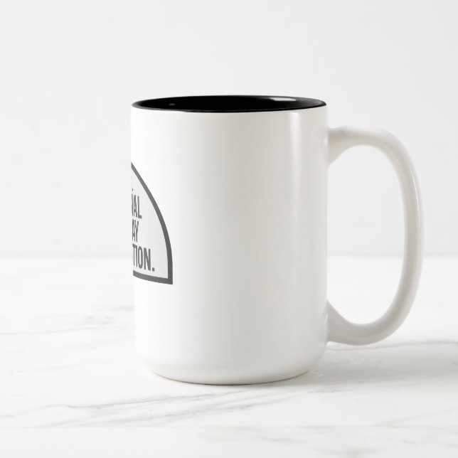 Café Em Dois Tons A caneca do Dia Nacional de Celebração dos EUA (Direita)