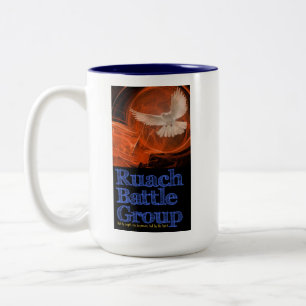 Café Em Dois Tons A caneca oficial do grupo de batalha de Ruach