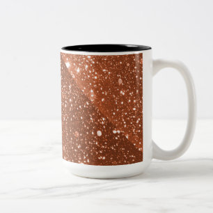 Café Em Dois Tons A faísca de cobre 2 tonificou a caneca