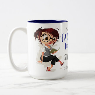 Café Em Dois Tons A força do fator é uma forte caneca de 15 oz