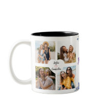 A melhor foto de colagem de fotos do amigo, caneca