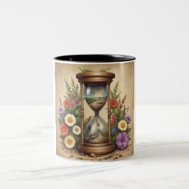 Café Em Dois Tons Abra Serenidade: Caneca Tempo de Curar